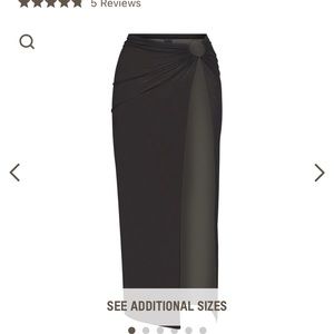 Skims mesh long sarong